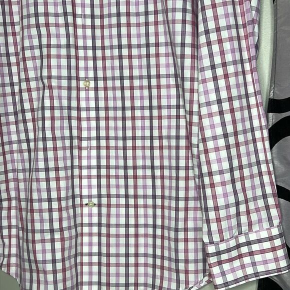 Banana Republic non-iron slim fit long sleeve button-down shirt, size large - Picture 5 of 9